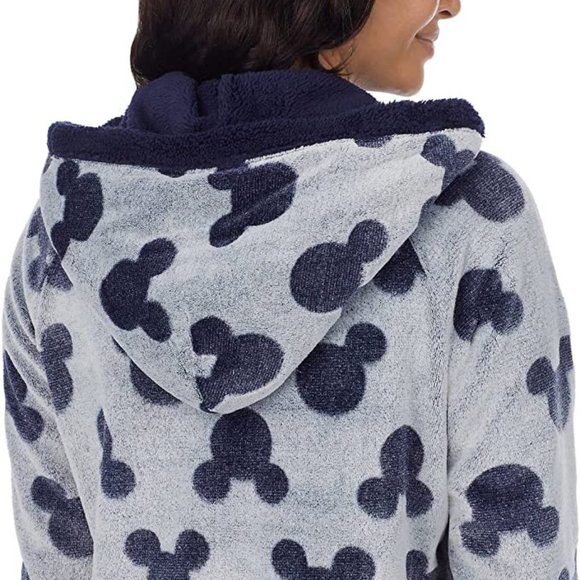 Disney Women's Mickey Mouse Fleece Lounge Hoodie - Picture 5 of 8